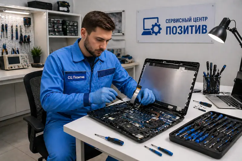 Замена шлейфа матрицы ноутбука в Оренбурге