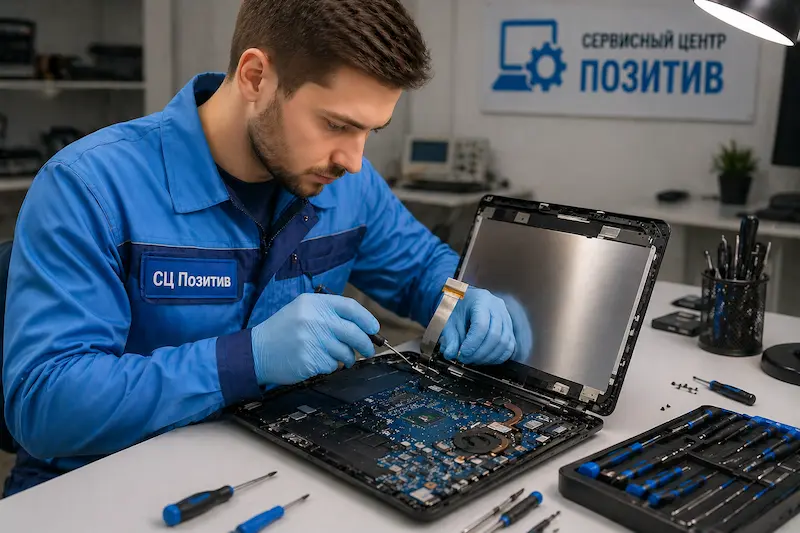 Ремонт шлейфа матрицы ноутбука в Оренбурге