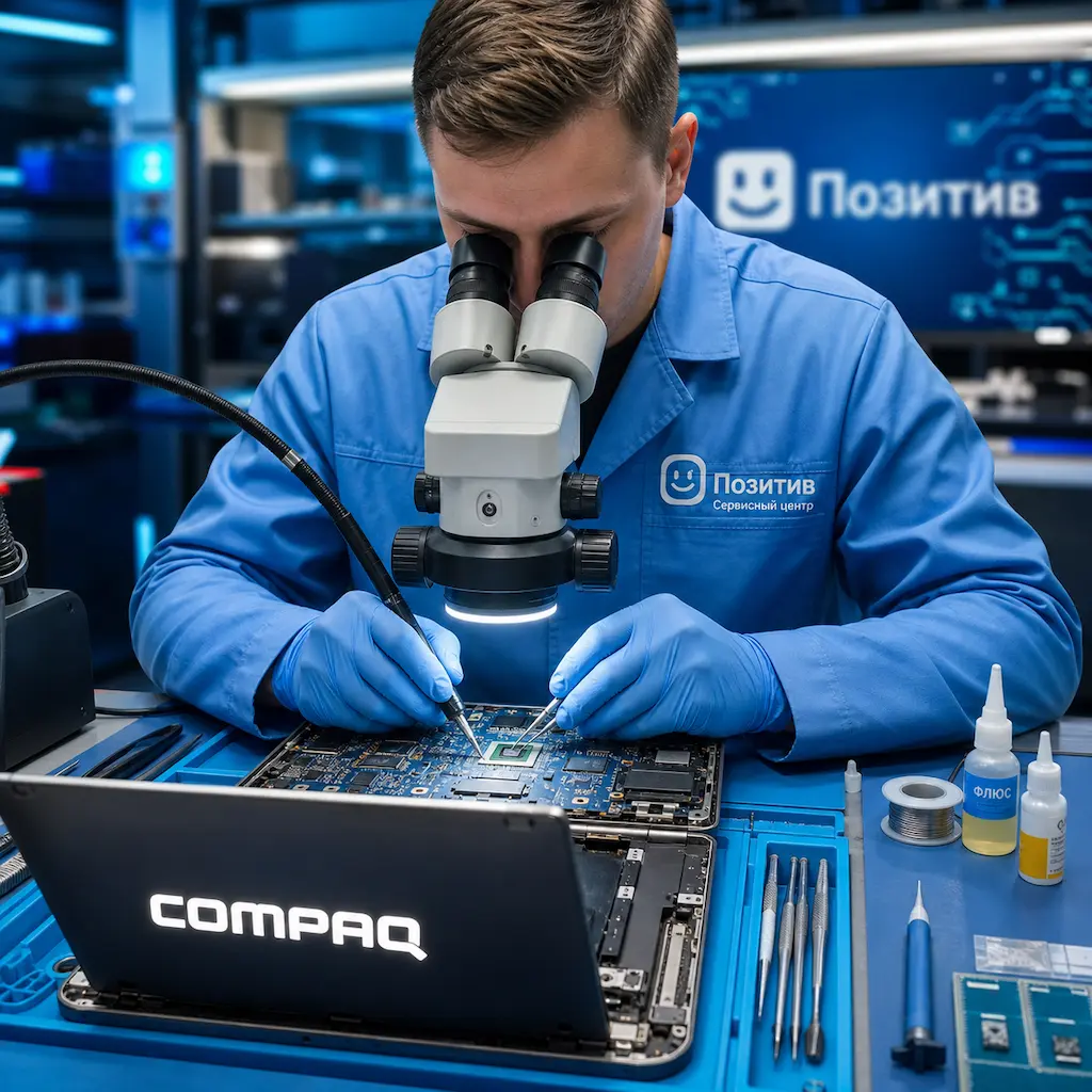 Замена видеокарты ноутбука Compaq в Оренбурге