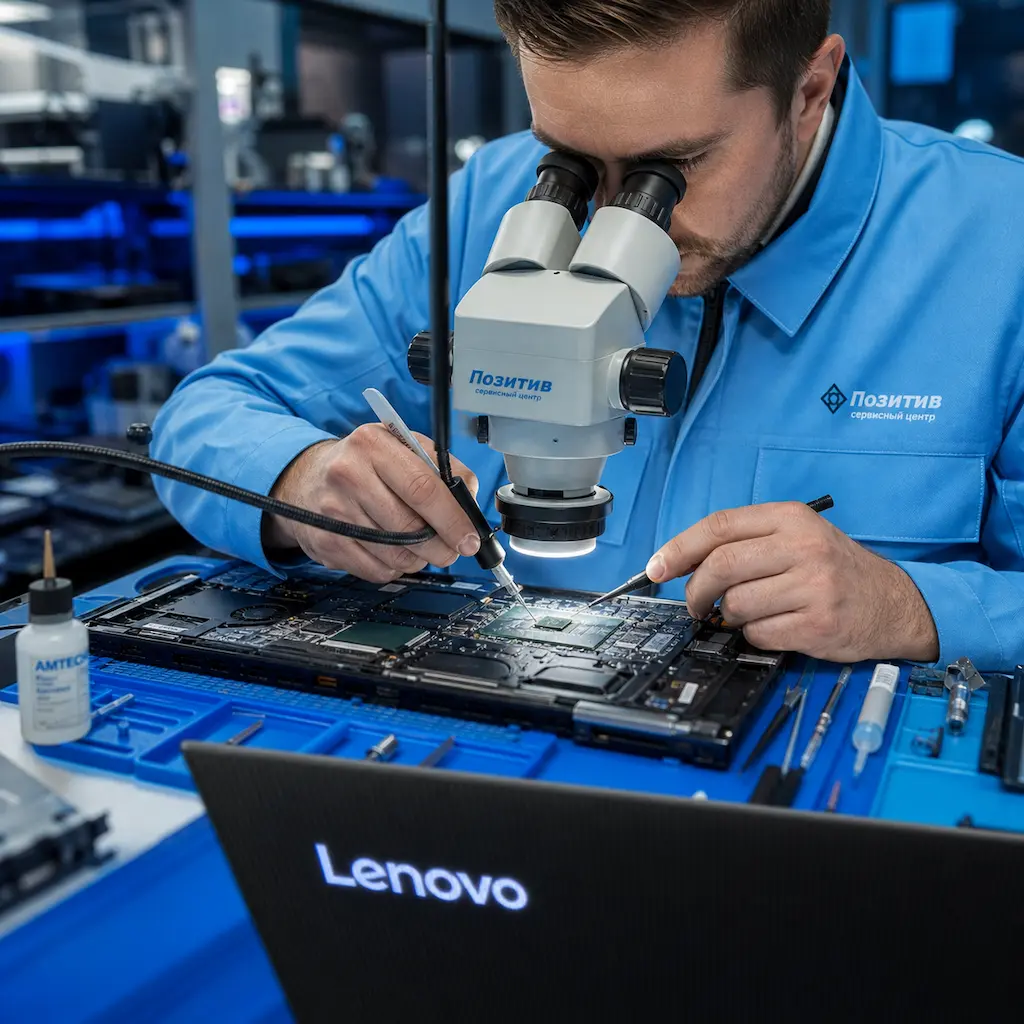 Замена видеокарты ноутбука Lenovo в Оренбурге