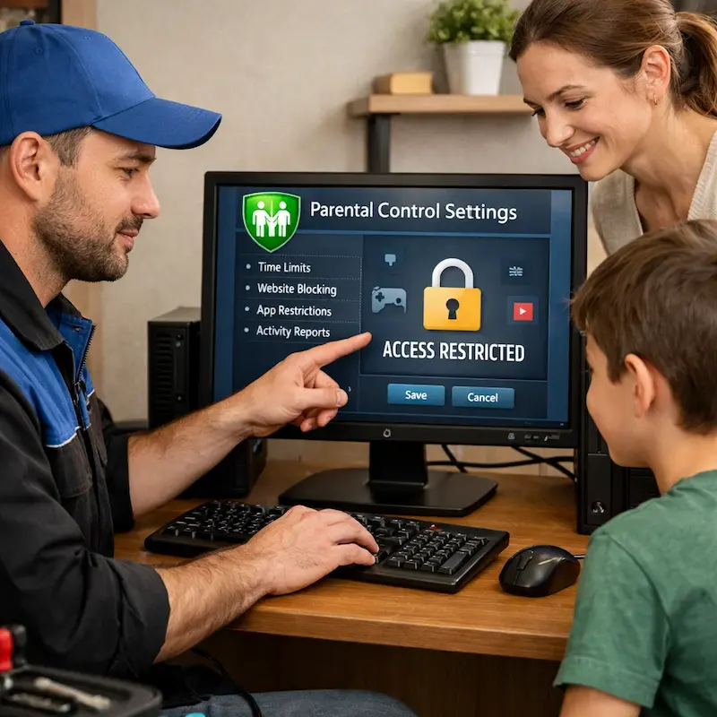 Родительский контроль на компьютере и ноутбуке в Оренбурге