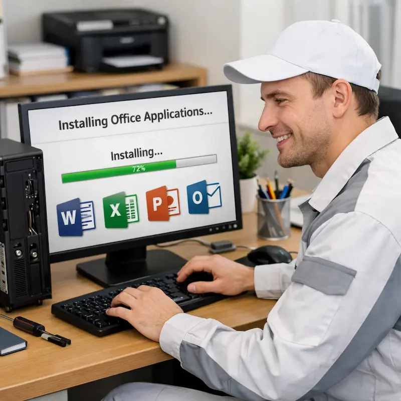 Установка и настройка программ на компьютере в Оренбурге