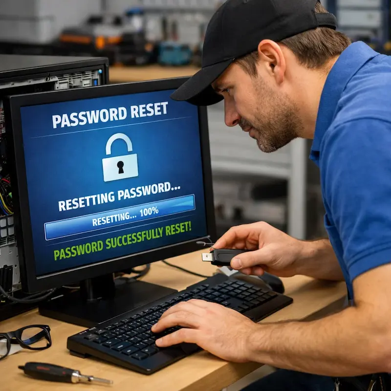 Сброс пароля от компьютера в Оренбурге