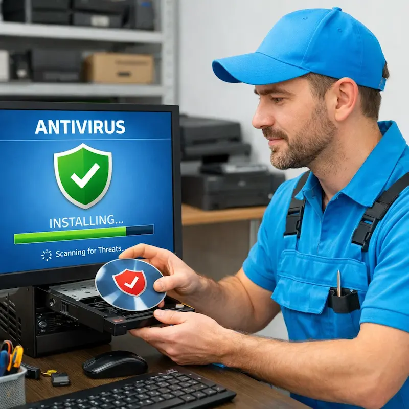 Установка антивируса в Оренбурге на дому