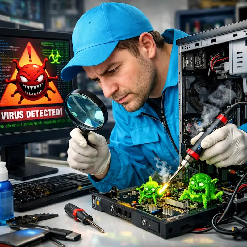 Вылечить компьютерный вирус в Оренбурге